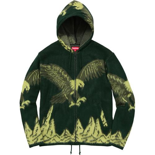 Details on Eagle Hooded Zip Up Sweater None from fall winter 2016