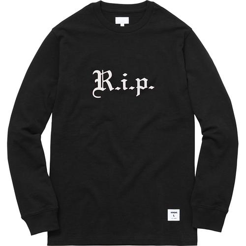 Details on R.i.p. L S Tee None from fall winter 2016