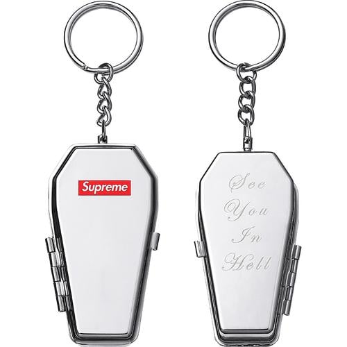 Supreme Coffin Keychain for fall winter 17 season