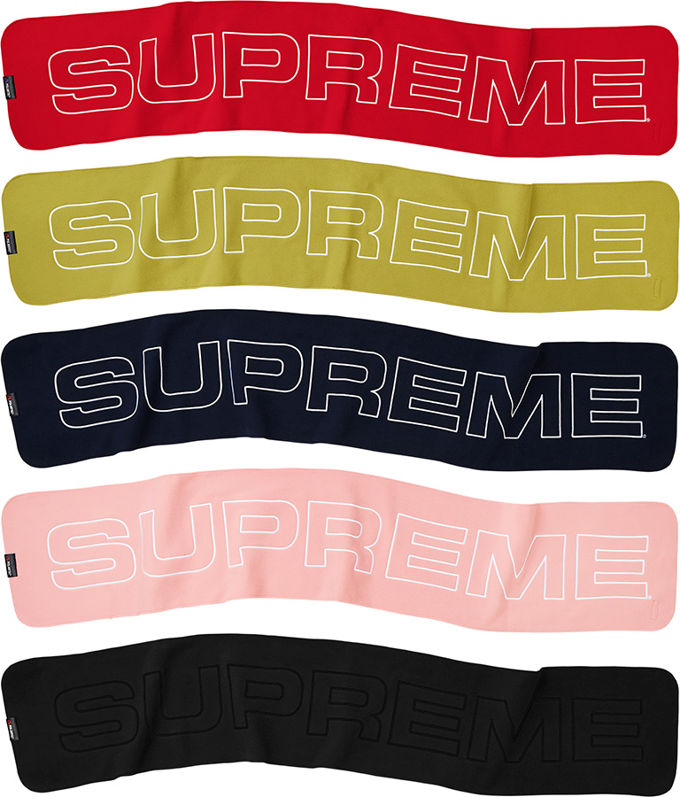 Polartec Logo Scarf - fall winter 2017 - Supreme