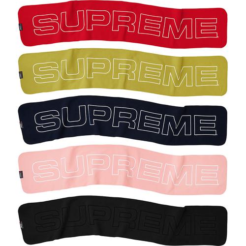 Supreme Polartec Logo Scarf released during fall winter 17 season