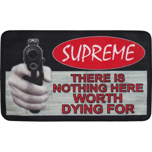 Supreme Welcome Mat for fall winter 17 season