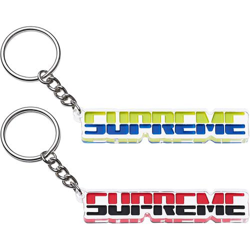 Supreme Embossed Keychain for fall winter 17 season