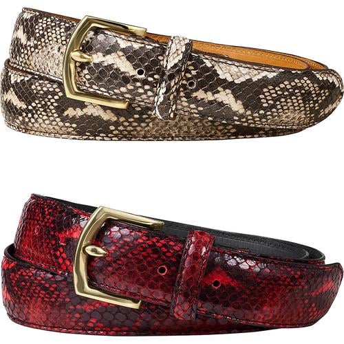 Supreme Faux Snakeskin Belt releasing on Week 0 for fall winter 2017