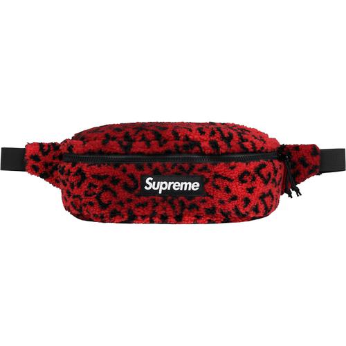 Leopard Fleece Waist Bag - fall winter 2017 - Supreme