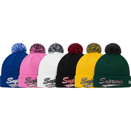 Details on New Era Snake Script Beanie from fall winter
                                            2017 (Price is $38)