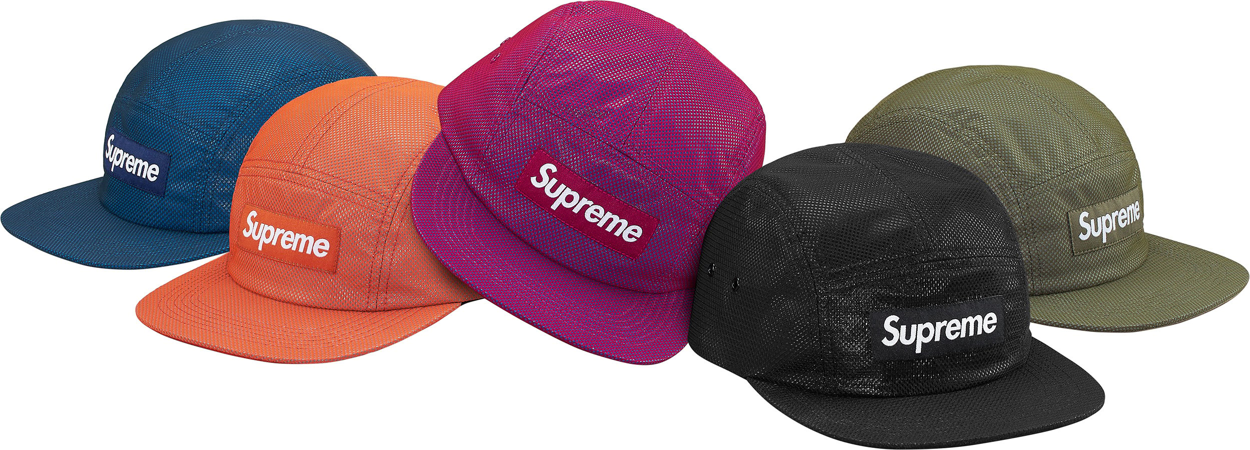 Bonded Mesh Camp Cap - fall winter 2017 - Supreme