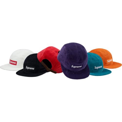 Supreme Waffle Corduroy Camp Cap for fall winter 17 season