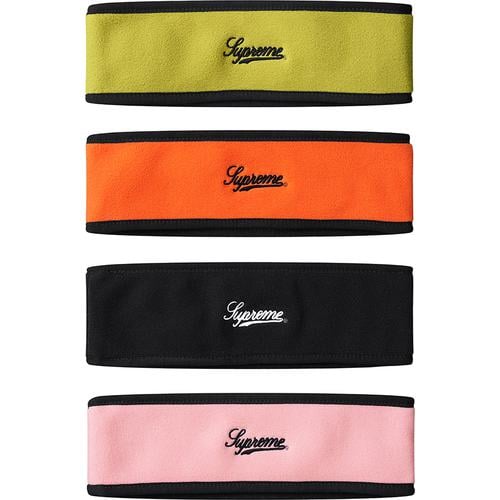 Supreme Polartec Logo Headband  releasing on Week 14 for fall winter 2017