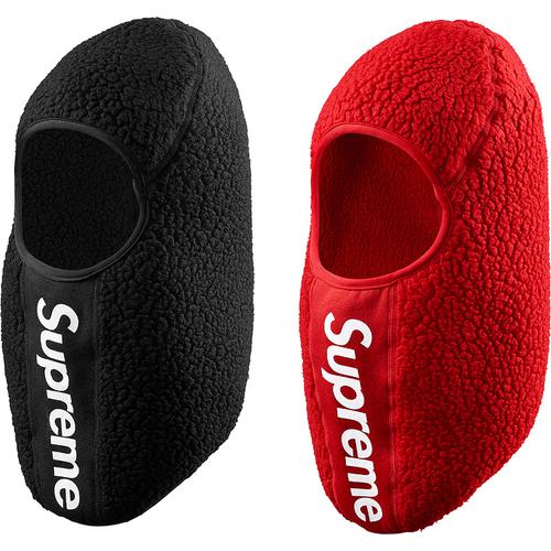 Supreme Polartec Deep Pile Balaclava for fall winter 17 season