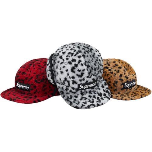 Details on Leopard Polar Fleece Earflap Camp Cap from fall winter
                                            2017 (Price is $58)