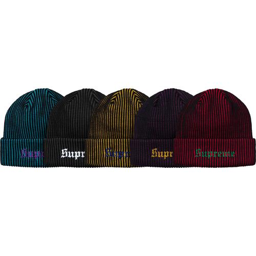 Supreme 2-Tone Rib Beanie releasing on Week 12 for fall winter 2017