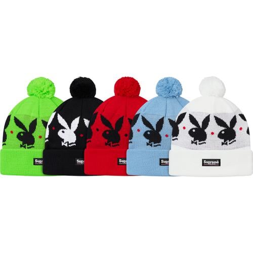 Details on Supreme Playboy© Beanie from fall winter
                                            2017 (Price is $38)