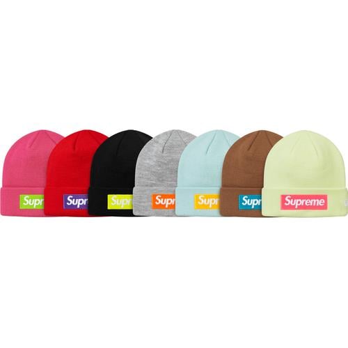 Supreme New Era Box Logo Beanie released during fall winter 17 season