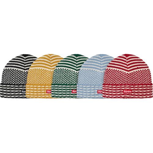 Supreme Wool Jacquard Beanie for fall winter 17 season