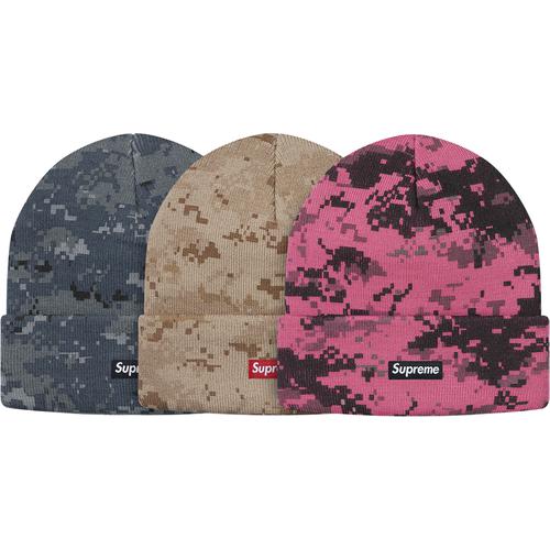 Supreme Digi Camo Beanie for fall winter 17 season