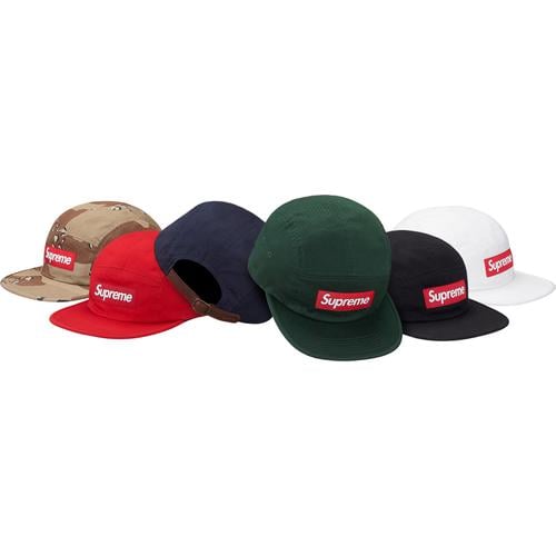 Supreme Washed Chino Twill Camp Cap for fall winter 17 season