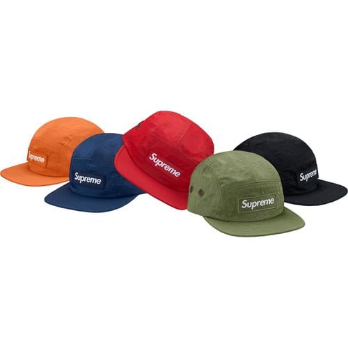 Supreme Washed Nylon Camp Cap for fall winter 17 season