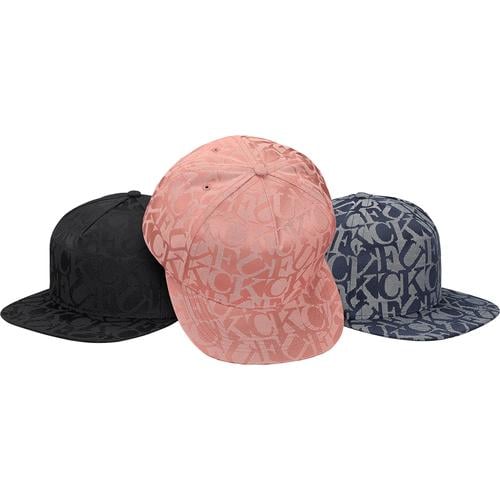 Supreme Fuck Jacquard 5-Panel for fall winter 17 season