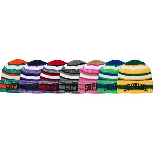 Supreme Heather Stripe Beanie releasing on Week 9 for fall winter 2017