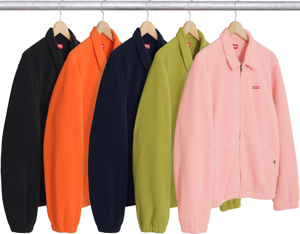 supreme polartec harrington jacket