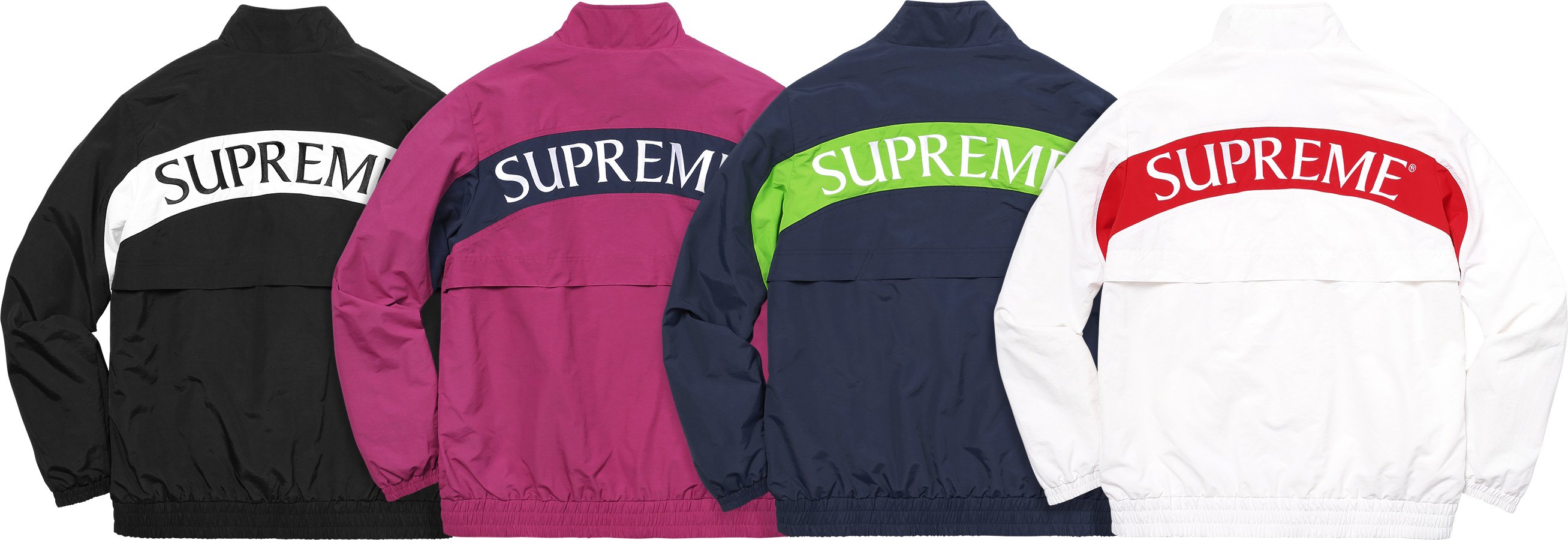 supreme arc logo track jacket