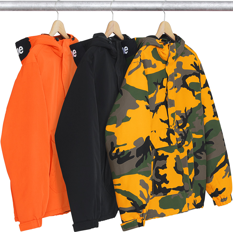 Supreme Hooded Logo Half Zip Pullover Yellow Camo on Sale, 50% OFF 