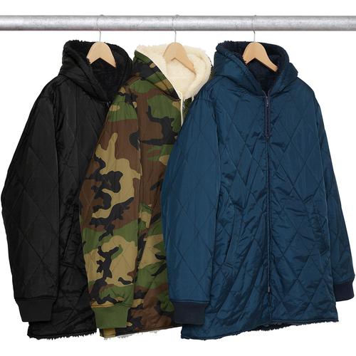 Details on Reversible Sherpa Work Parka from fall winter
                                            2017 (Price is $238)