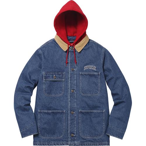 Supreme Hooded Chore Coat (FW17) - $188