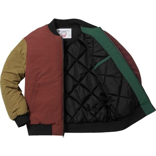 Details on Supreme Champion Color Blocked Jacket None from fall winter
                                                    2017 (Price is $218)