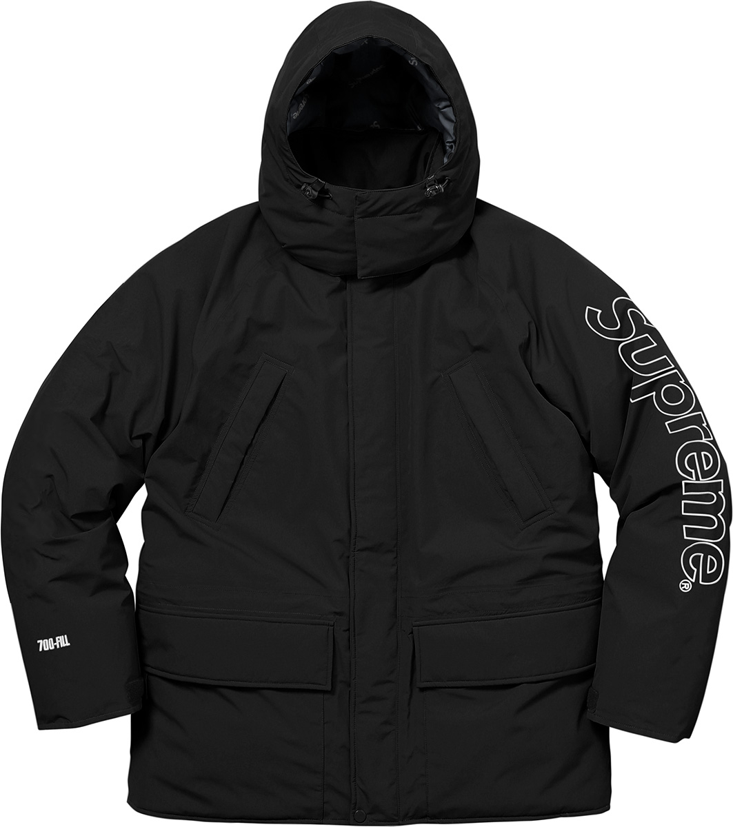 700-Fill Down Taped Seam Parka - fall winter 2017 - Supreme