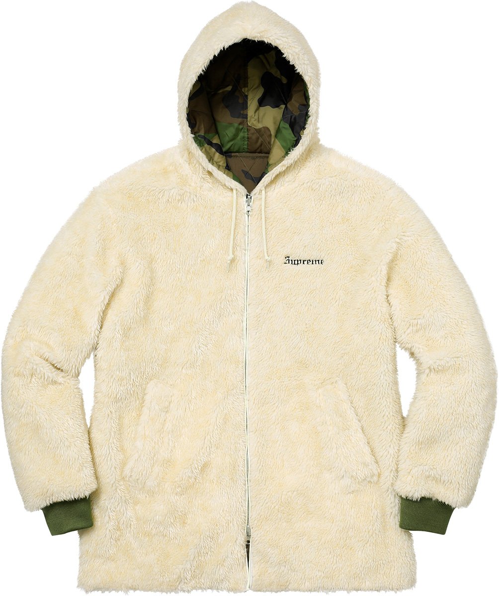 Reversible Sherpa Work Parka - fall winter 2017 - Supreme