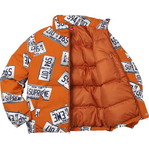 Details on License Plate Puffy Jacket None from fall winter
                                                    2017 (Price is $348)