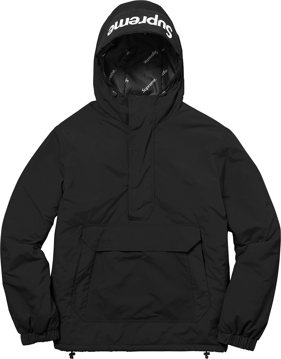 Hooded Logo Half Zip Pullover - fall winter 2017 - Supreme