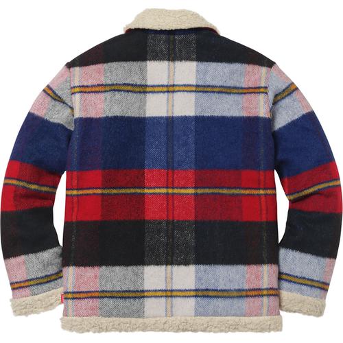 Supreme Plaid Shearling Bomber (FW17) - $248