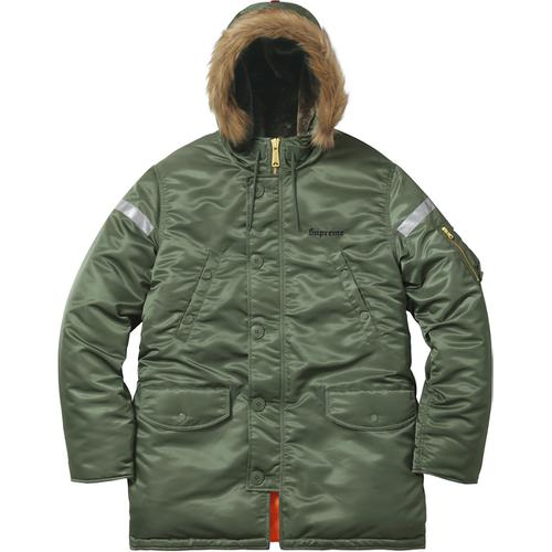 Supreme Reflective Cross N-3B Parka (FW17) - $348