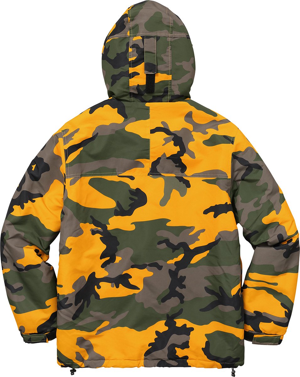 Supreme Hooded Logo Half Zip Pullover