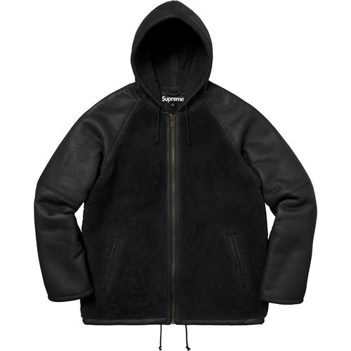 Reversed Shearling Hooded Jacket - fall winter 2017 - Supreme