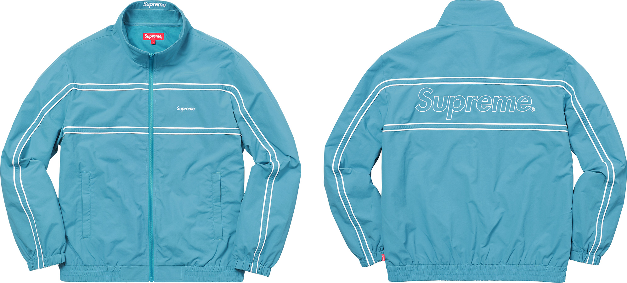 Piping Track Jacket - fall winter 2017 - Supreme