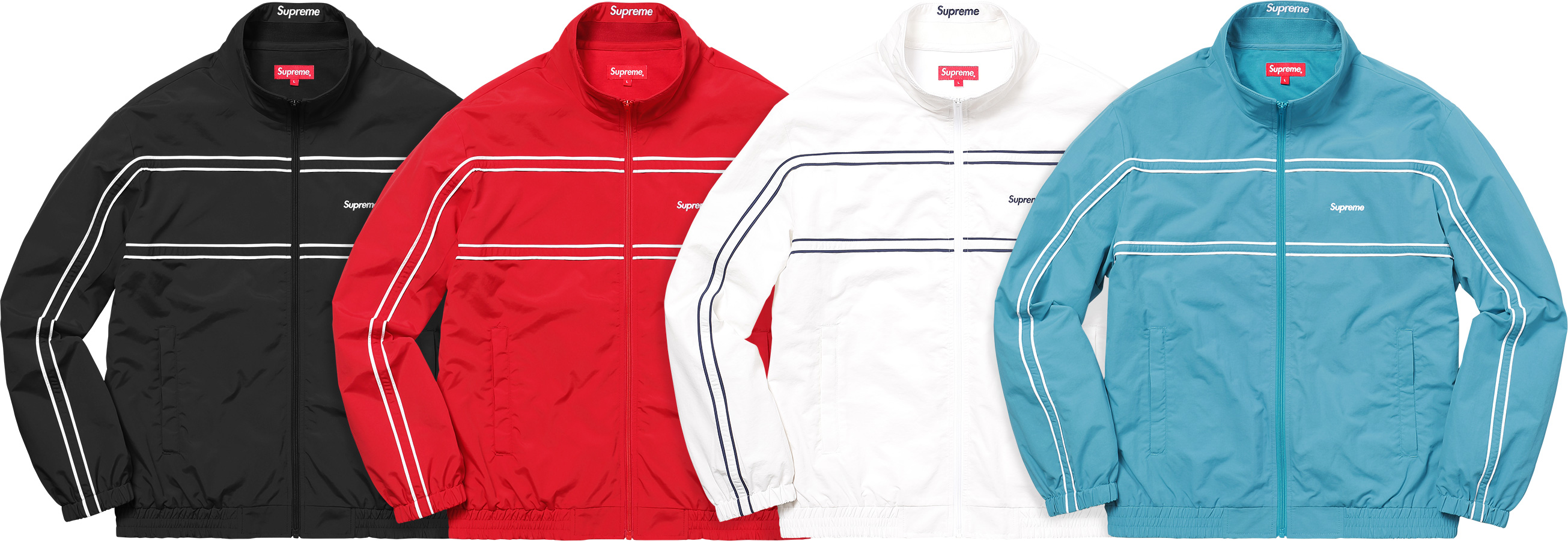 Piping Track Jacket - fall winter 2017 - Supreme