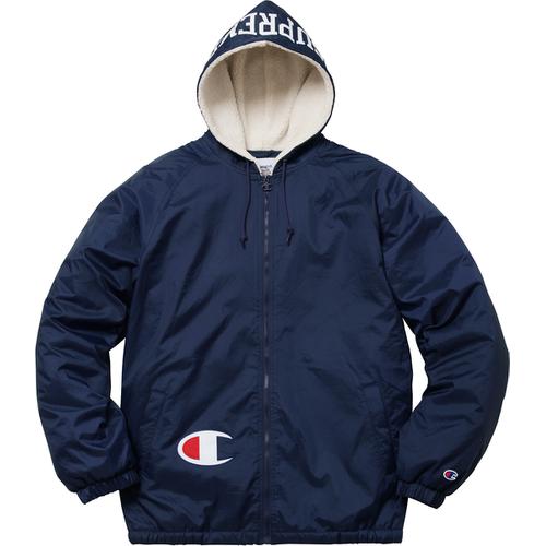 Details on Supreme Champion Sherpa Lined Hooded Jacket None from fall winter
                                                    2017 (Price is $210)