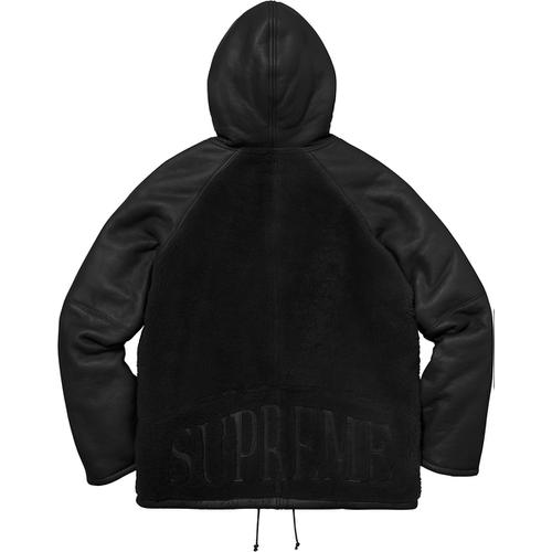 Supreme Reversed Shearling Hooded Jacket (FW17) - $1248