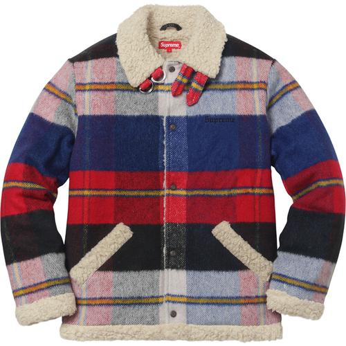 Details on Plaid Shearling Bomber None from fall winter 2017 (Price is $248)