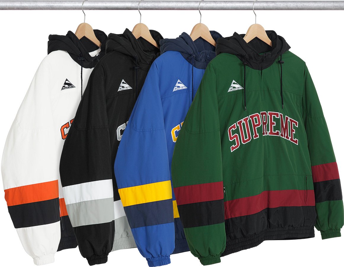 supreme puffy hockey pullover 黒 Mサイズ