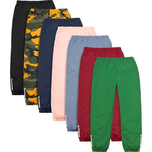 Supreme Warm Up Pant for fall winter 17 season