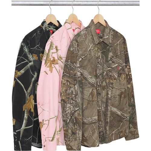 Supreme Realtree Camo Flannel Shirt releasing on Week 1 for fall winter 17