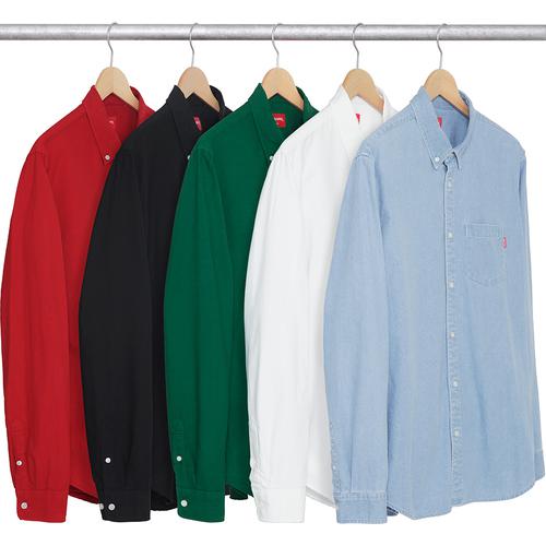 Supreme Oxford Shirt released during fall winter 17 season