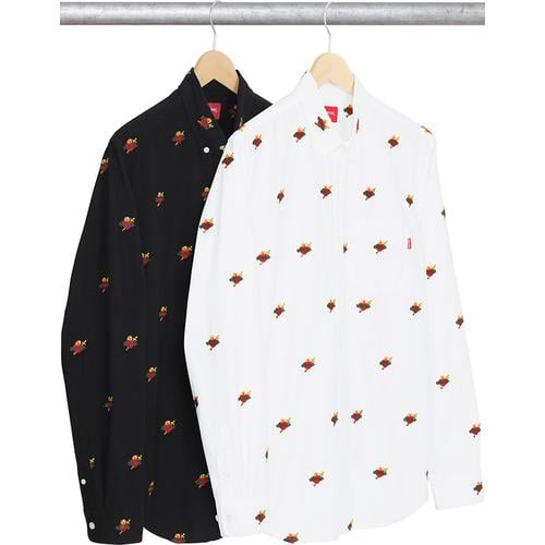 Supreme Sacred Hearts Oxford Shirt for fall winter 17 season