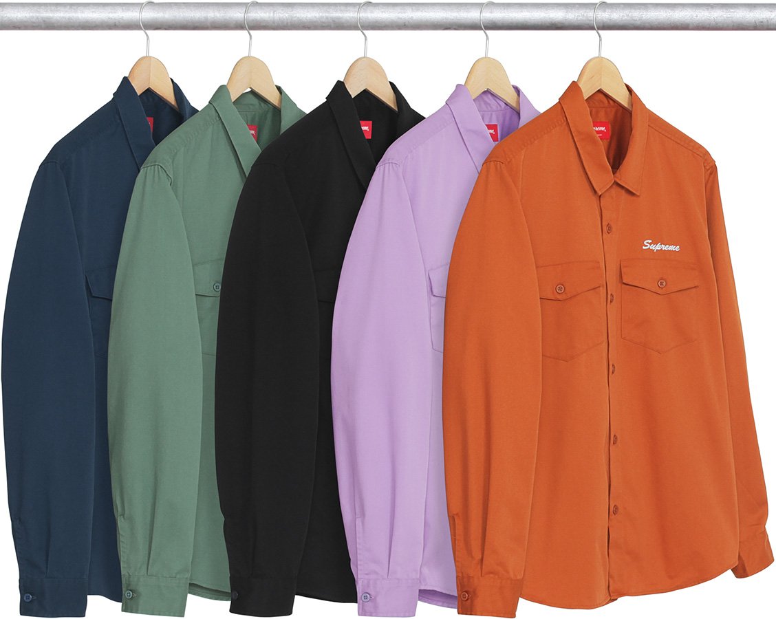 Waste Work Shirt - fall winter 2017 - Supreme