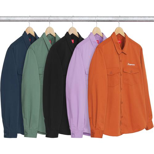Supreme Waste Work Shirt releasing on Week 3 for fall winter 2017